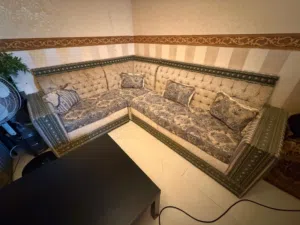 Sofa 10 Seater / Bed With Free Ikea Coffee Table Like New