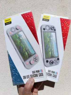 كفر سيليكون حماية سويتش لايت مع حماية المارشات Nintendo Switch Lite