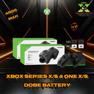 Xbox series & one Rechargeable 2 Battery 4880 Mah  بطاريتين شحن 4880 أمبير وقاعده شحن ايادي اكس بوكس