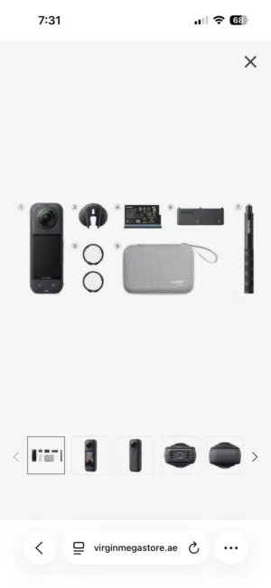 Insta360 X5 Action Camera Essentials Bundle