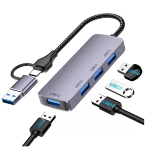 HAING HI-3001-TUH USB Type-C 4 Port Hub وصلة يو اس بي متعددة
