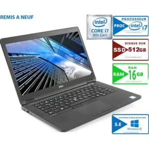 Dell Latitude 5490 - 14" - 8th Gen Intel Core i7-8650U - 16 GB RAM - 256 GB SSD, Windows 11