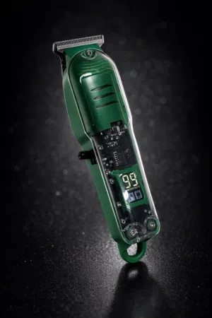 ((ماكينة حلاقة شعر شفافة موديل LT-808)) ماكينة حلاقة احترافية LCD