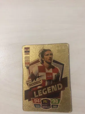 بطاقة لوكا مودريتش "Legend" ذهبية نادرة - Panini Adrenalyn X