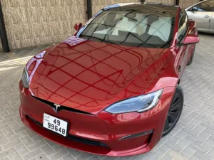 Tesla model s plaid 2023- تيسلا اس بليد اصلي بممشى قليل جدا ولون مميز ب افضل سعر بالسوق