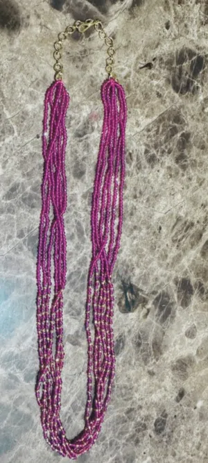 Elegant 6 layer pearl chain
