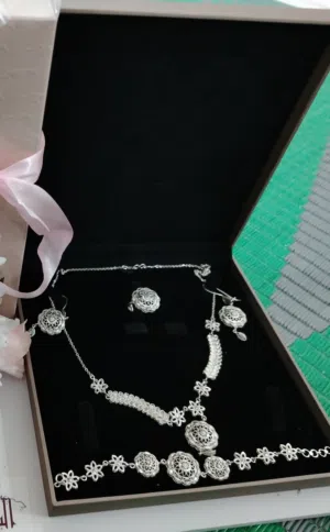 طقم فضه اصلي عيار 925