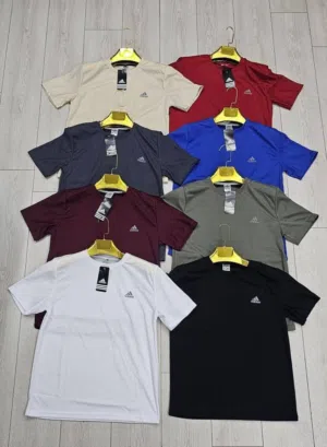 تيشيرت رياضي رجالي ستن ليكرا كابا بقماش بوليستر فاخر ولمسة قطنية – صناعة تركية