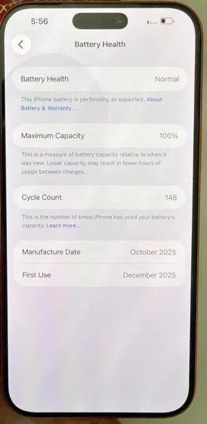 Used iPhone 17 Pro Max – Changed Display with Good OLED
