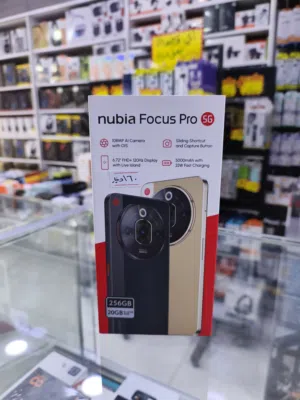 نوبيا Focus pro 5G برو هاتف جديد أسود 256 جيجابايت بدون استخدام
