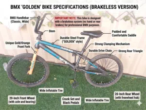 سيكل GOLDEN BMX الاحترافي للبيع