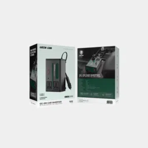 محول كهرباء السيارة GC-300 ويقوة PD 100W مع 7 مخارج وشحن سريع 300 واط