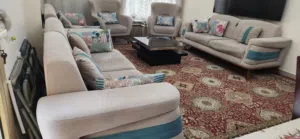 طقم جلوس بحالة جيدة جدا