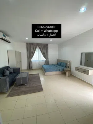 للايجار استيديوهات مفروشه اول ساكن vip في الفوعه شامل