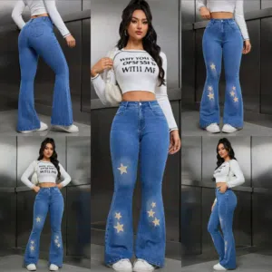 بنطلون نسائي جنز  المقاسات S. M. L. XL  مقاسات من 28الى 34  السعر 3500