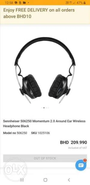 sennheiser momentum wireless premium headphones