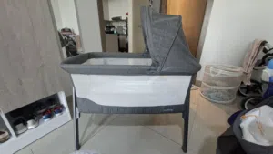 Juniors Brand Grey Baby Bassinet / Very Good Condition
