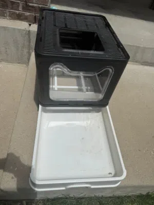 Foldable Enclosed Cat Litter Box