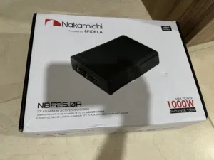 Nakamichi NBF25.0A 10 inch underseat subwoofer NEW بوفر يركب تحت الكرسي قوي حجم 10 انش وجديد