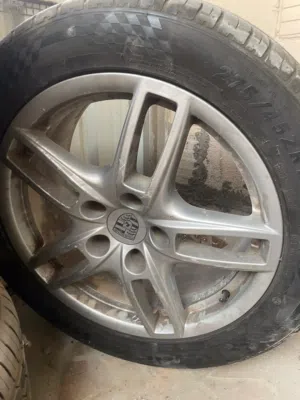 رنجات بورش كايين نظاف اصليه مع تواير