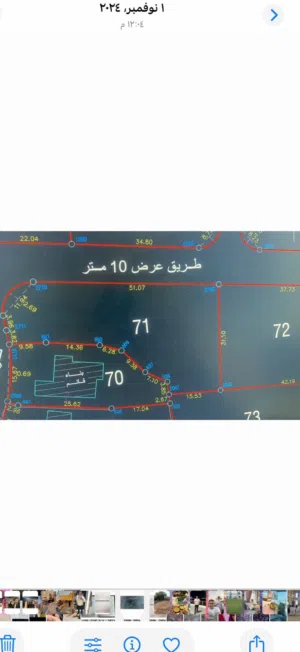 ارض سكنية زراعية للبيع في عتيل