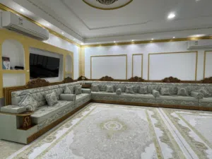 جنب مجلس كامل 24 شخص + ستارتين + طاوله مترين في متر تفصيل