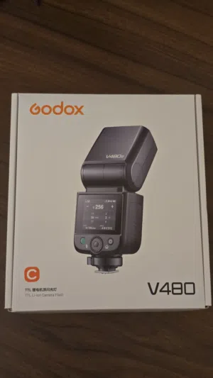 فلاش - سبيد لايت V480 من شركة جودكس (كانون)، شبه جديد