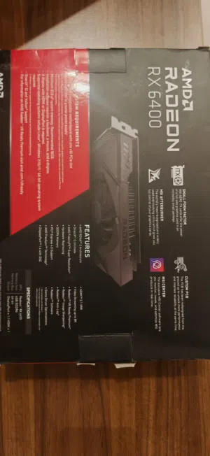 Amd Rx6400 4GB gpu