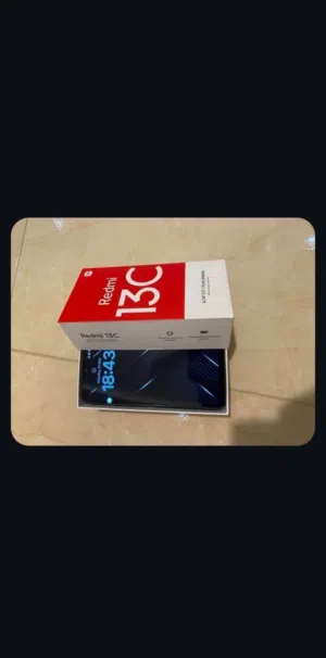 تلفون Redmi 13C بحال الوكالة وشبه جديد، مش مصلح او مفتوح