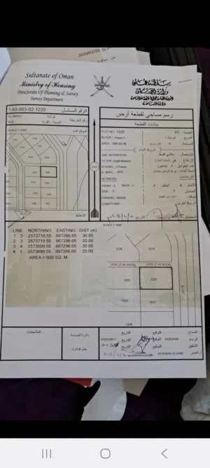 Residential Land for Sale in Muscat Amerat