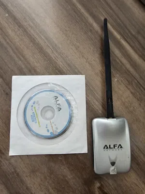 جهاز الفا لاستقبال اشارات wifi يربط مع الالبتوب او الكمبيوتر يستقبل جميع الاشارات الضعيفة والبعيدة