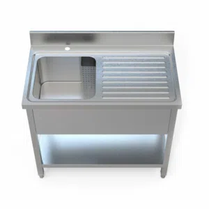 fabricating stainless steel kitchen sink & table