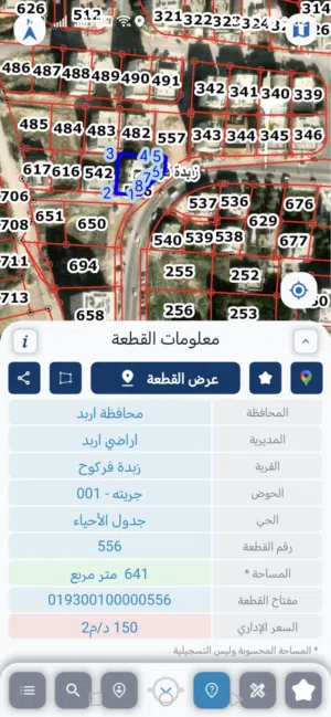سطح بناء للبيع / زبدة فركوح