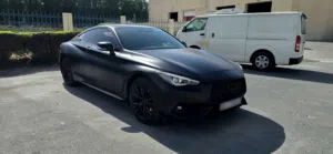 Infiniti Q60 Coupe 2017, GCC Spec, 2.0L Turbo, Matte Black