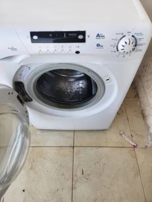 غسالة كاندي 8 كيلو وكولر فاملي مكسور من الجنب من بيت