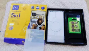 5 كفرات s24ultra جدد غير مستخدم +بكج،