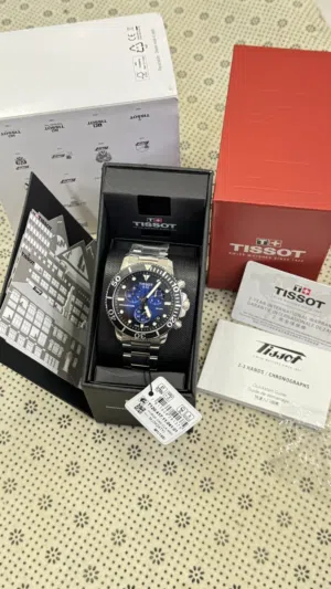 ساعة رجالية تحفة وفخمة من Tissot الشهيرة