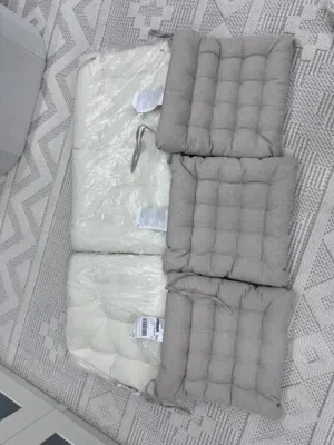 Bench cushion, outdoor, light grey-beige, 120x40 cm