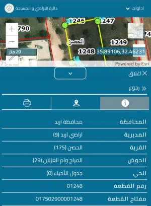 Residential Land for Sale in Irbid Al Husn
