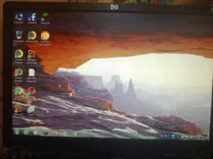 شاشتين hp كمبيوتر
