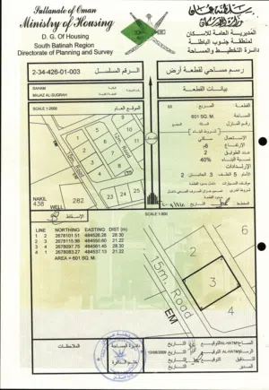 ارضين شبك صحم مجز الصغرى كورنر ووسط ملاصقين منزل قائم بالقرب من البحر مع توفر الخدمات - انا المالك