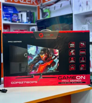 شاشة GameOn 27 بوصة IPS 120Hz Full HD – تدعم PS5 و FreeSync