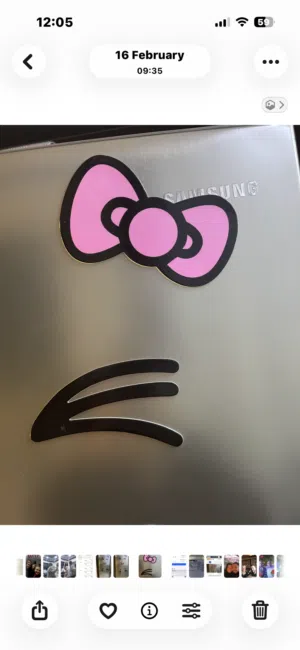 ثلاجة سامسونج صناعة تايلاند بحال الجديد تبريد ممتاز ولا يوجد اي اعطال نظيفة جدا لونها سلفر