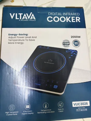VLTAVA 2000w digital infrared cooker under warranty