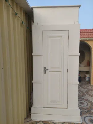 حمام متنقل للمخيمات مواقع البناء جديد فيبر كامل المعدات