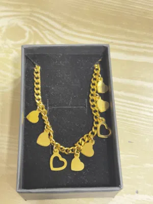 Anti tarnish stainless steel waterproof jewellery