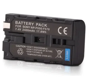 بطاريات كشاف تصوير NP-F550/F570