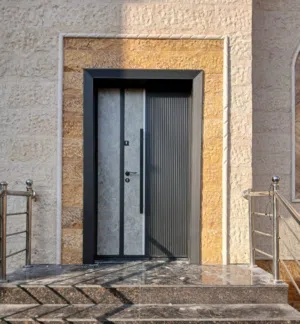 CAST ALUMINIUM MAIN DOOR 120 × 210