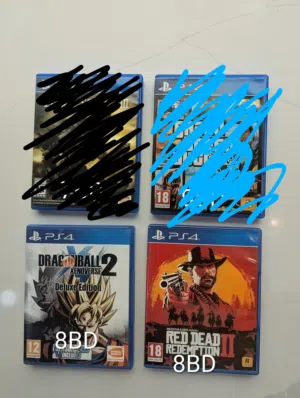 ألعاب PS4 مستعملة للبيع - Used PS4 games for sell