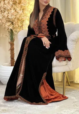 قفطان مغربي فاخر وأنيق – Luxury Moroccan caftan, elegant and perfect for special occasions